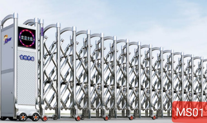 Cổng xếp inox 201 giá rẻ 