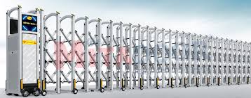 Cửa cổng xếp inox 201