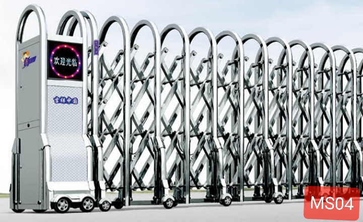 Cửa cổng xếp inox 304